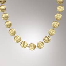 Italian designer 18k gold necklace