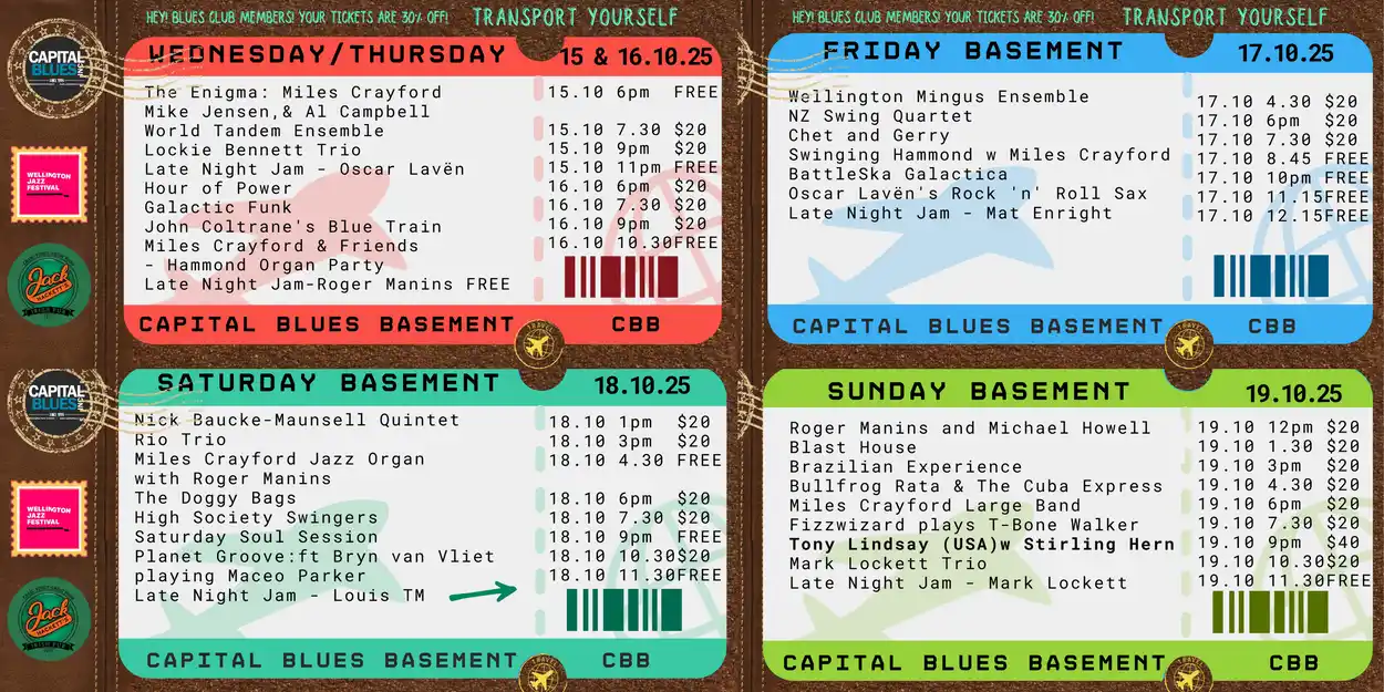 Wellington Jazz Festival 2025